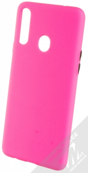 1Mcz Solid TPU ochranný kryt pro Samsung Galaxy A20s sytě růžová (hot pink)