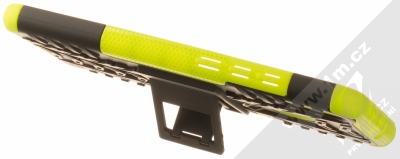 1Mcz Tread Stand odolný ochranný kryt se stojánkem pro Honor 8X limetkově zelená černá (lime green black) stojánek