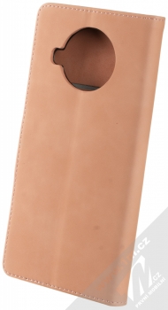 1Mcz Velvety Marten Book flipové pouzdro pro Xiaomi Mi 10T Lite 5G světle růžová (light pink) zezadu