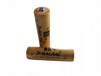 1Mcz BG18650 Li-ion tužková baterie 18650 8800mAh 4,2V zlatá (gold)