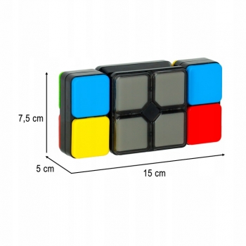 1Mcz Rubikova kostka 2x2 se zvuky a světlem KX3371 vícebarevné (multicolor)