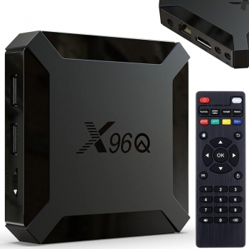 1Mcz X96Q Smart TV Box multimediální přehrávač černá (black)