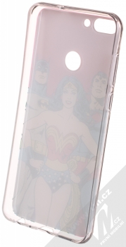 DC Comics Justice League 003 TPU ochranný silikonový kryt s motivem pro Huawei P Smart červená (red) zepředu