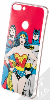 DC Comics Justice League 003 TPU ochranný silikonový kryt s motivem pro Huawei P Smart červená (red)