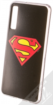 DC Comics Superman 002 TPU ochranný silikonový kryt s motivem pro Samsung Galaxy A7 (2018) černá (black)