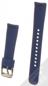 Devia Deluxe Sport Band Straight silikonový pásek na zápěstí s univerzální osičkou 20mm tmavě modrá (navy blue) zezadu