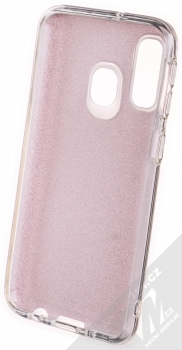 Forcell Shining třpytivý ochranný kryt pro Samsung Galaxy A40 růžová (pink) zepředu