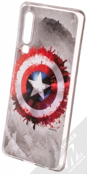 Marvel Kapitán Amerika 019 TPU ochranný silikonový kryt s motivem pro Huawei P30 šedá (gray)