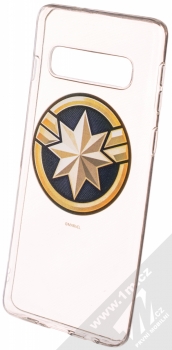 Marvel Kapitánka Marvel 016 TPU ochranný silikonový kryt s motivem pro Samsung Galaxy S10 průhledná (transparent)