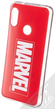 Marvel Logo 001 TPU ochranný silikonový kryt s motivem pro Xiaomi Mi A2 Lite červená (red)