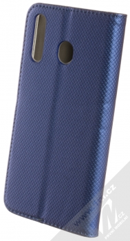 Sligo Smart Magnet flipové pouzdro pro Samsung Galaxy M30 tmavě modrá (dark blue) zezadu