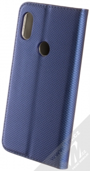 Sligo Smart Magnet flipové pouzdro pro Xiaomi Redmi Note 6 Pro tmavě modrá (dark blue) zezadu