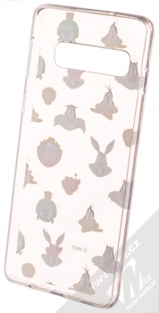 Warner Bros Looney Tunes 007 TPU ochranný silikonový kryt s motivem pro Samsung Galaxy S10 průhledná (transparent) zepředu