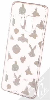 Warner Bros Looney Tunes 007 TPU ochranný silikonový kryt s motivem pro Samsung Galaxy S9 průhledná (transparent) zepředu