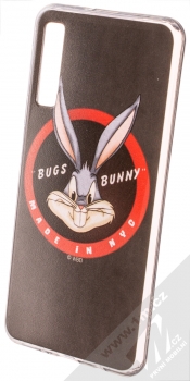 Warner Bros Looney Tunes Bugs Bunny 006 TPU ochranný silikonový kryt s motivem pro Samsung Galaxy A7 (2018) černá (black)