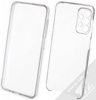 1Mcz 360 Full Cover sada ochranných krytů pro Samsung Galaxy A23, Galaxy A23 5G průhledná (transparent)