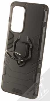 1Mcz Armor Ring odolný ochranný kryt s držákem na prst pro OnePlus 9 Pro černá (black) držák