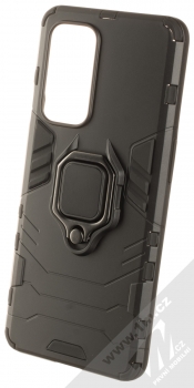 1Mcz Armor Ring odolný ochranný kryt s držákem na prst pro OnePlus 9 Pro černá (black)