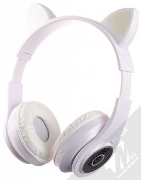 1Mcz B39A Bluetooth stereo sluchátka s oušky a světelnými efekty bílá (white) maximální náhlavník