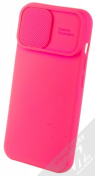 1Mcz CamShield Soft ochranný kryt pro Apple iPhone 14 sytě růžová (hot pink)