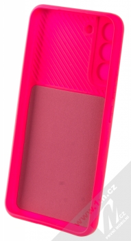 1Mcz CamShield Soft ochranný kryt pro Samsung Galaxy S22 Plus 5G sytě růžová (hot pink) zepředu