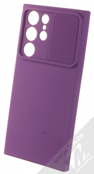 1Mcz CamShield Soft ochranný kryt pro Samsung Galaxy S22 Ultra 5G fialová (violet) otevřené