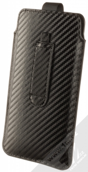 1Mcz Carbon Pocket 5XL PLUS pouzdro kapsička černá (black) zezadu