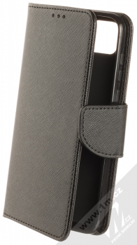 1Mcz Fancy Book flipové pouzdro pro Huawei Y5p, Honor 9S černá (black)