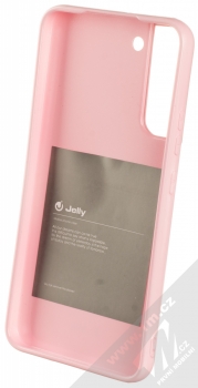 1Mcz Jelly B-Skinny TPU ochranný kryt pro Samsung Galaxy S22 Plus 5G světle růžová (light pink) zepředu