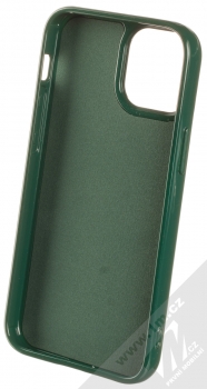 1Mcz Jelly TPU ochranný kryt pro Apple iPhone 13 mini tmavě zelená (forest green) zepředu