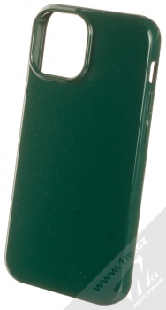 1Mcz Jelly TPU ochranný kryt pro Apple iPhone 13 mini tmavě zelená (forest green)