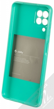 1Mcz Jelly TPU ochranný kryt pro Samsung Galaxy A22 mátově zelená (mint green) zepředu