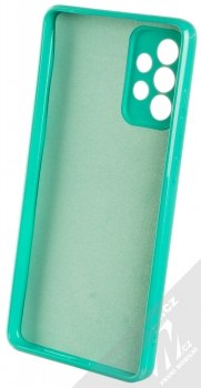 1Mcz Jelly TPU ochranný kryt pro Samsung Galaxy A72, Galaxy A72 5G mátově zelená (mint green) zepředu