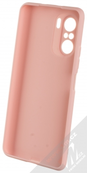 1Mcz Matt Skinny TPU ochranný silikonový kryt pro Xiaomi Poco F3 světle růžová (powder pink) zepředu