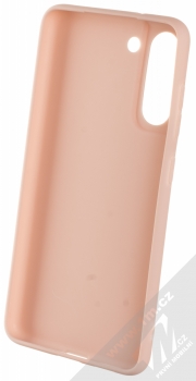 1Mcz Matt TPU ochranný silikonový kryt pro Samsung Galaxy S21 FE světle růžová (powder pink) zepředu