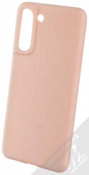 1Mcz Matt TPU ochranný silikonový kryt pro Samsung Galaxy S21 FE světle růžová (powder pink)