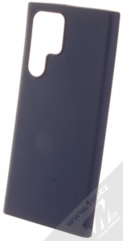 1Mcz Matt TPU ochranný silikonový kryt pro Samsung Galaxy S22 Ultra tmavě modrá (dark blue)