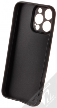 1Mcz Matt TPU Skinny ochranný silikonový kryt pro Apple iPhone 16 Pro Max černá (black) zepředu