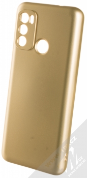 1Mcz Metallic TPU ochranný kryt pro Motorola Moto G60 zlatá (gold)