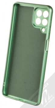 1Mcz Metallic TPU ochranný kryt pro Samsung Galaxy M53 5G zelená (green) zepředu