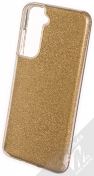 1Mcz Shining TPU třpytivý ochranný kryt pro Samsung Galaxy S21 FE zlatá (gold)