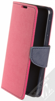 Forcell Fancy Book flipové pouzdro pro Nokia 7.1 růžová modrá (pink blue)