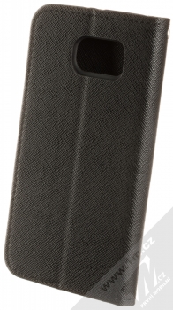 Forcell Fancy Book flipové pouzdro pro Samsung Galaxy S6 černá (black) zezadu