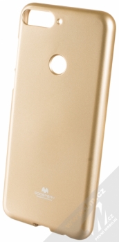 Goospery Jelly Case TPU ochranný silikonový kryt pro Huawei Y7 Prime (2018), Honor 7C zlatá (gold)