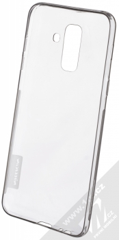 Nillkin Nature TPU tenký gelový kryt pro Samsung Galaxy A6 Plus (2018) šedá (transparent grey) zepředu