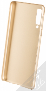 Nillkin Super Frosted Shield ochranný kryt pro Samsung Galaxy A7 (2018) zlatá (gold) zepředu