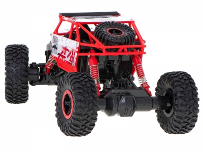 1Mcz HB-P1801 RC Rock Crawler 1:18 4WD 2.4GHz červená bílá (red white)