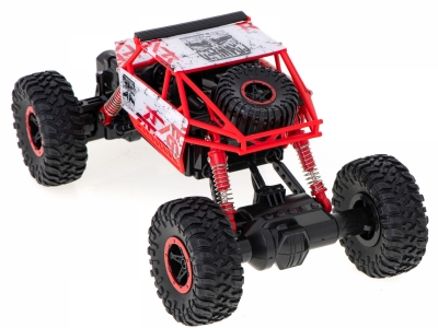 1Mcz HB-P1801 RC Rock Crawler 1:18 4WD 2.4GHz červená bílá (red white)