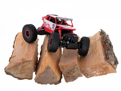 1Mcz HB-P1801 RC Rock Crawler 1:18 4WD 2.4GHz červená bílá (red white)