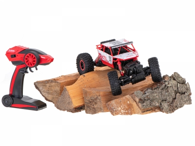 1Mcz HB-P1801 RC Rock Crawler 1:18 4WD 2.4GHz červená bílá (red white)